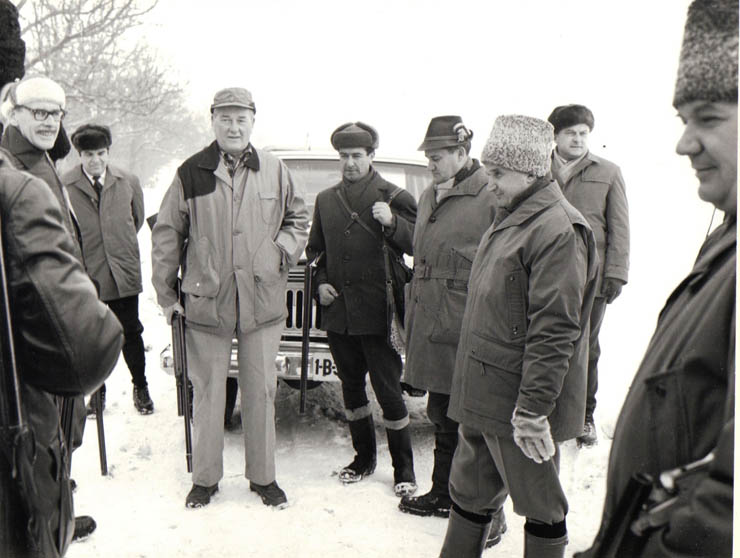 Vanatoare cu sefii misiunilor diplomatice 25 ianuarie 1969