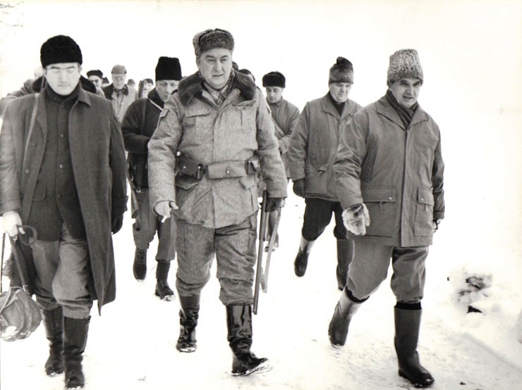Vanatoare cu sefii misiunilor diplomatice 25 ianuarie 1969