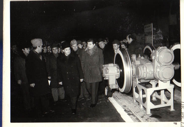 Vizita de lucru a lui Nicolae Ceauşescu la întreprinderea bucureşteană  „23 August”. (13.II.1979).