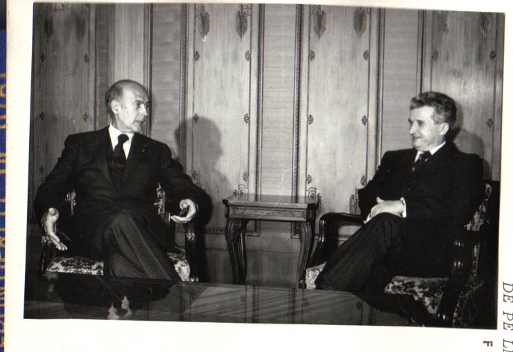 Convorbiri dintre preşedintele Nicolae Ceauşescu şi preşedintele Republicii Franceze, Valery  Giscard d’ Estaing, cu prilejul vizitei oficiale pe care preşedintele francez o efectuează în România. (9.III.).(8-10.III.1979).