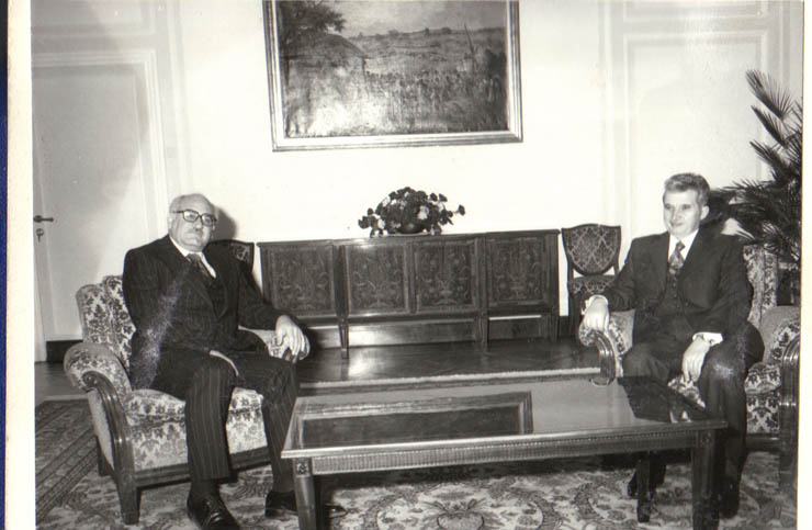 Nicolae Ceauşescu, secretar general al P.C.R, a primit pe Pompeyo Marquez, secretar general al Mişcării pentru socialism din Venezuela, care face o vizită de prietenie în ţara noastră, la invitaţia C.C. al P.C.R.  (27.III.1979).