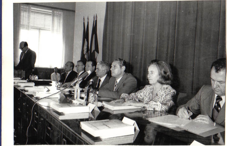 Aspect de la lucrările Plenarei C.N.S.T.(7-8.VI.1979).