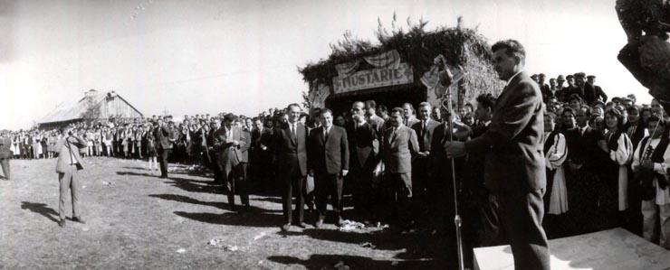 Vizita conducătorilor de partid şi de stat în regiunea Hunedoara (Băniţa) . (7-8 X 1966)