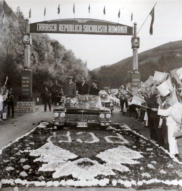 Vizita conducătorilor de partid şi de stat în regiunea Hunedoara (Ţara Zarandului) . (7-8 X 1966)