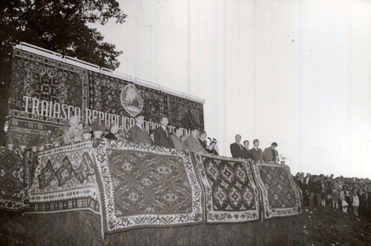 Vizita conducătorilor de partid şi de stat în regiunea Hunedoara (Ţebea) . (7-8 X 1966)