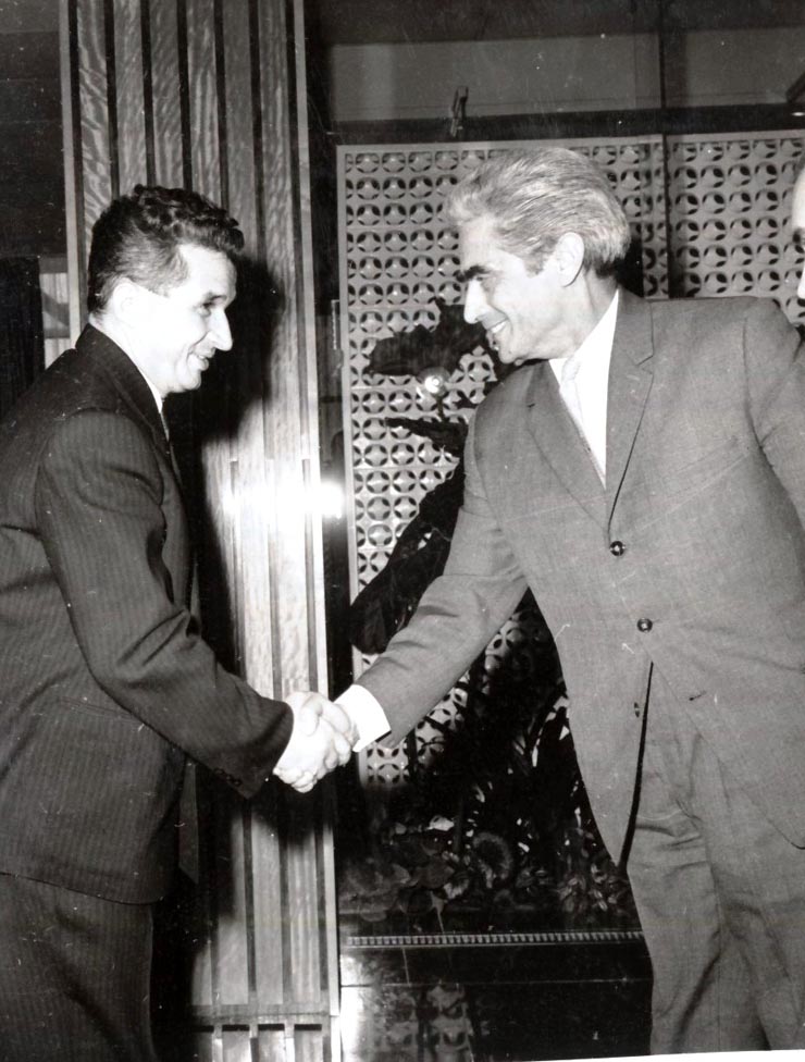 Nicolae Ceauşescu l-a primit pe Alvaro Cunhal, secretar general al P.C. Portughez. (11 XI 1966)