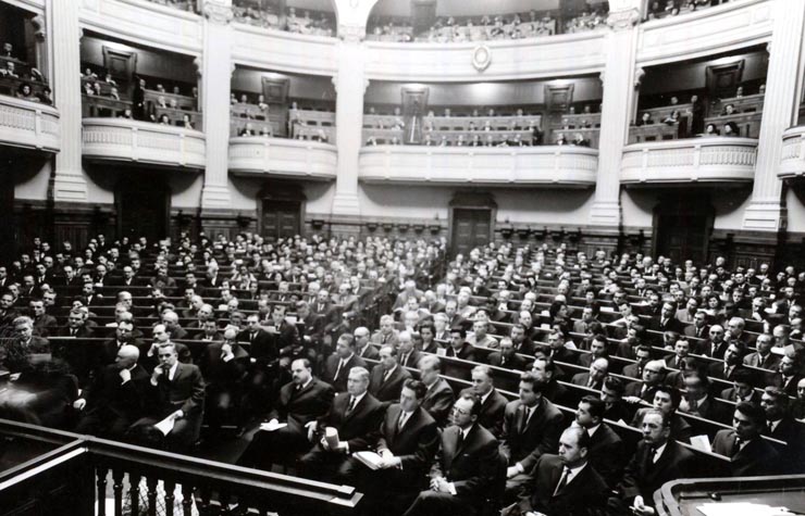 Aspect de la cea de a VI-a sesiune a Marii Adunări Naţionale. (26-29 XII 1966)