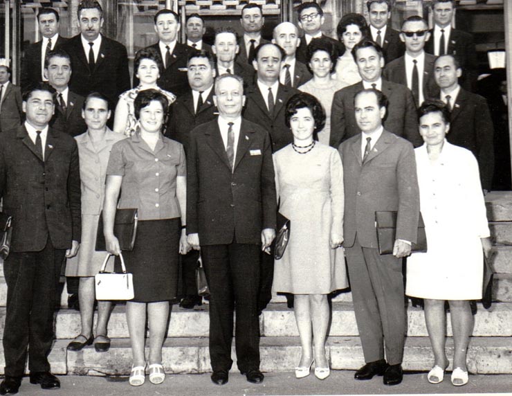Delegaţia judeţului Vâlcea participantă la lucrările Congresului al X-lea al P.C.R. din august 1969.(6-12 august 1969).