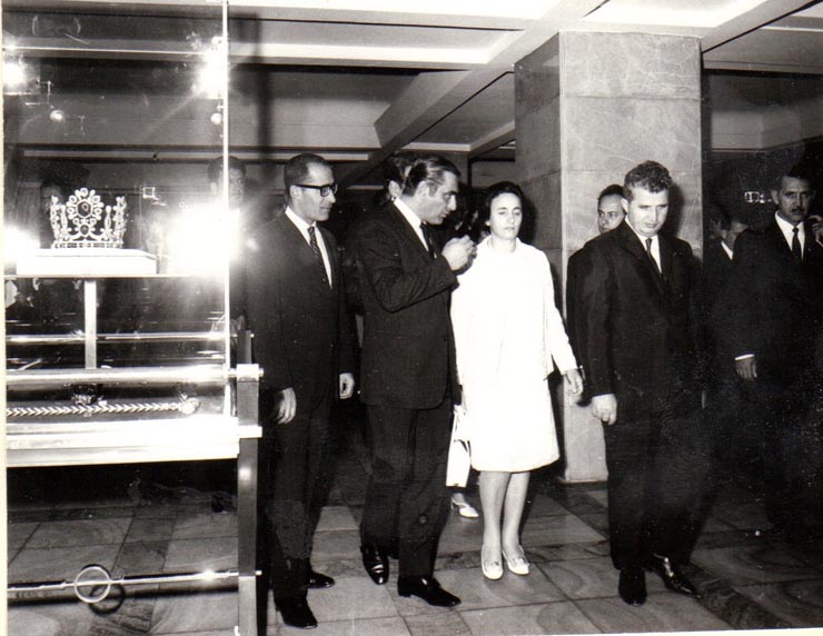Vizita lui Nicolae Ceauşescu, preşedintelui Consiliului de Stat al R.S.R. şi a soţiei sale, Elena Ceauşescu, în Iran.(septembrie 1969).