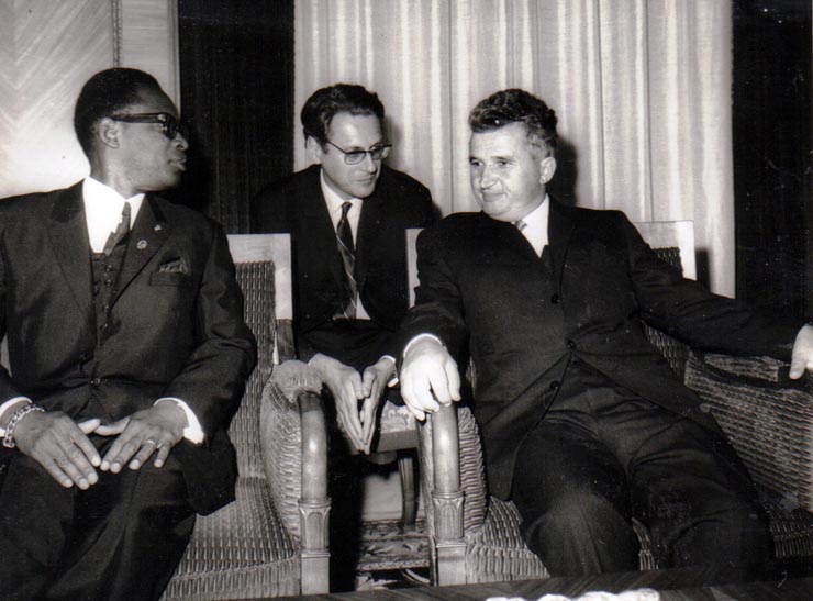 Vizita preşedintelui Republicii Democratice Congo, Iozeph Desire Mobutu.   (august 1970).