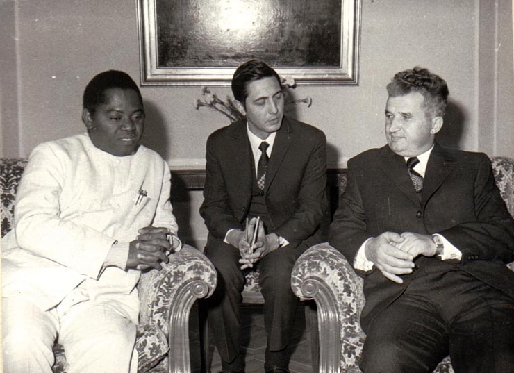 Primirea la Nicolae Ceauşescu a vicepreşedintelui Republicii Unite Tanzania, Rashondi Mafaume Kawawa.(octombrie 1971).
